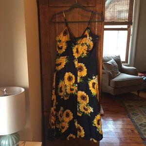 Sunflower cotton sun dress